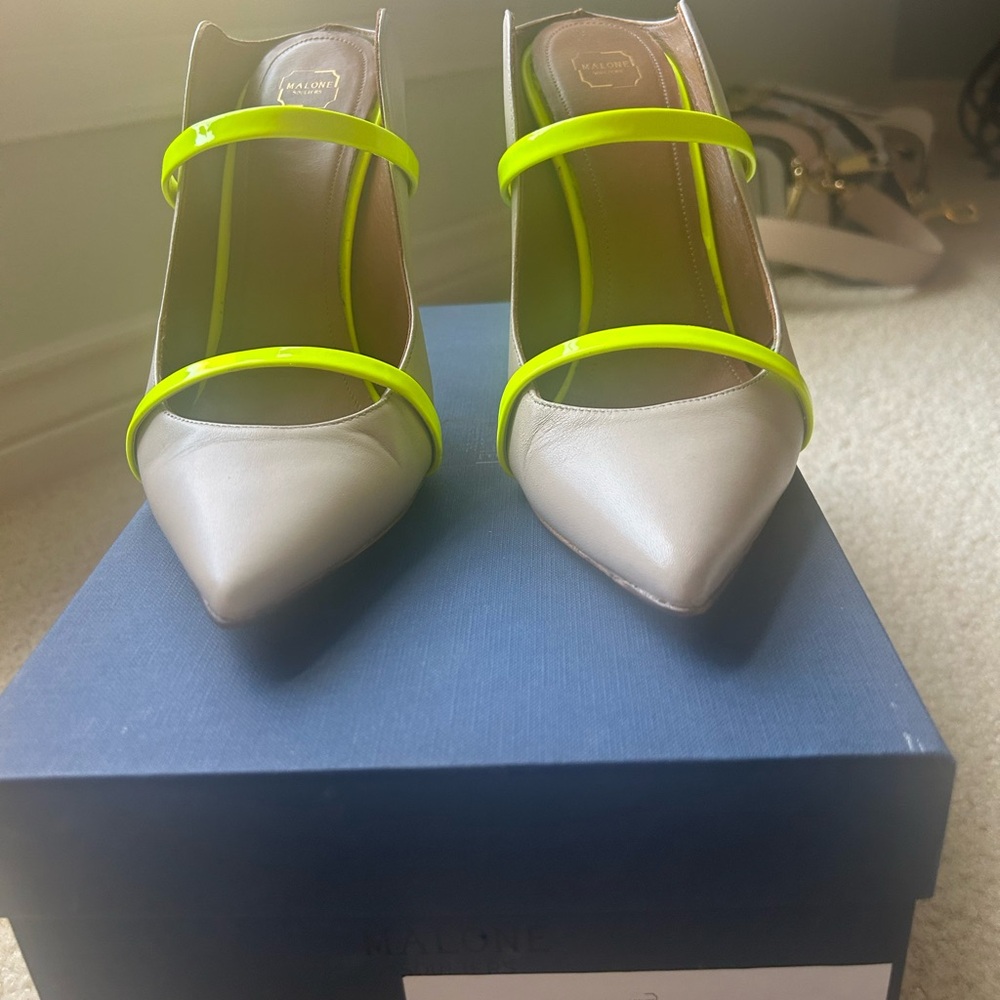 Malone Souliere Light Gray & Neon. Size 40